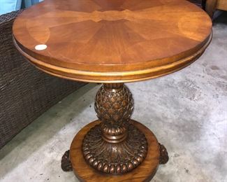 Wooden Pineapple Table Orlando