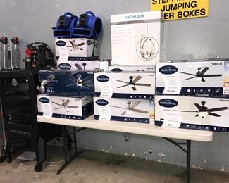 Ceiling Fans, Floor fan and Pit Boss Smoker Orlando