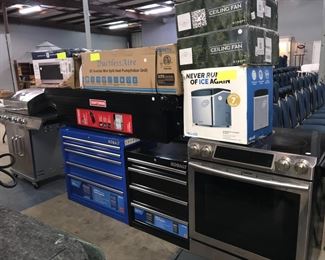 Kobalt tool chests, stove and BBQ's Orlando Auction