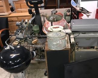 Cement Mixer, BBQ, Stationary bike and rolling cart Orlando