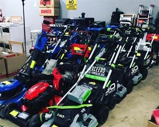 Electric and Gas mowers