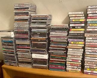Lots of Rock, Rap, & Country music CDs and Cassette Tapes from the 1980-2010's