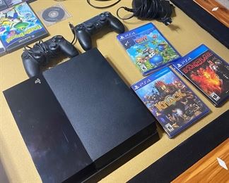 PS4 with 2 controllers