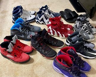 Most men's shoes are sizes 13-15