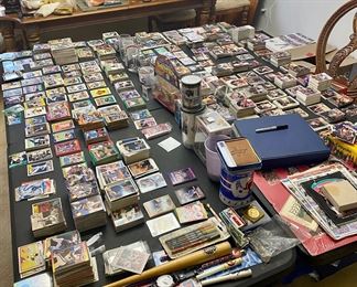 1000's of trading cards - most sorted by year and publisher - most are NMT