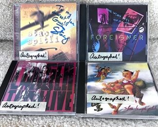Autographed STP, Foreigner, and more