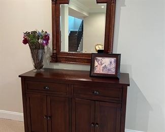 2 Drawer / 4 Door Buffet With Matching Mirror