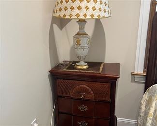 Newport Cherry 3 Drawer Side Table