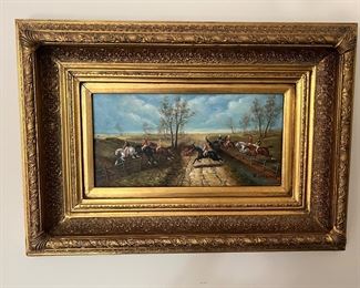 Framed Original Oil on Canvas