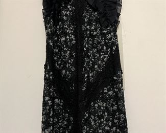 Women's Rebecca Taylor Sleeveless Moonflower Dress Size 4