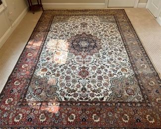 Persian Tabriz Cotton, Wool & Silk Rug (8' x 11'10")