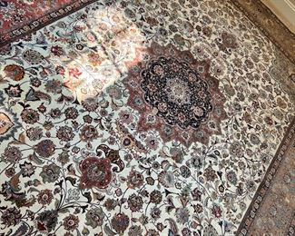 Persian Tabriz Cotton, Wool & Silk Rug (8' x 11'10")