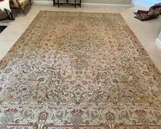 Persian Silk Tabriz Rug (11'3"W x 17'L)