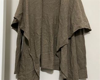 Women's Saks Fifth Avenue Wool Cashmere Blend Shawl Size M