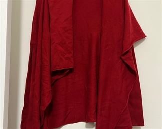 Women's Saks Fifth Avenue Wool Cashmere Blend Shawl Size M