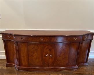 4 Drawer / 4 Door Mahogany Sideboard (86"W x 36"H x 20"D)