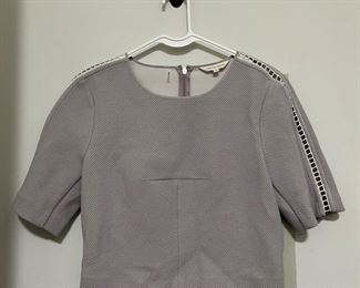 Women's Rebecca Taylor Cropped Lavender Blouse Size 6