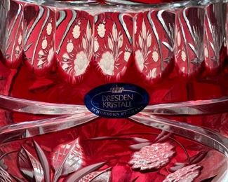 Dresden Kristall Glasses & Vase