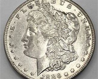 Lot 400   28 Bid(s)
1886-O Morgan Dollar Coin