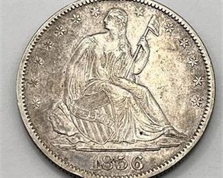 Lot 421   13 Bid(s)
1856 Seated Half Dollar Coin