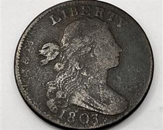 Lot 489   28 Bid(s)
1803 Large Cent Coin Large Date Large Date Large Fraction