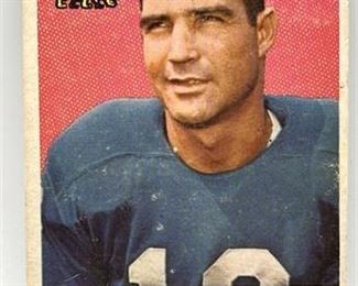 Lot 890   2 Bid(s)
Tobin Rote 1959 Topps Football #170 Card