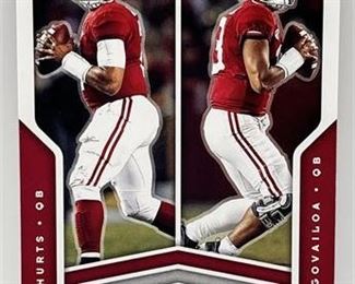 Lot 894   3 Bid(s)
RC Jalen Hurts / Tua Tagovailoa Rookie Card