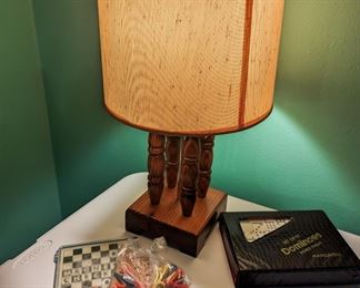 Vintage games and MCM Lamp