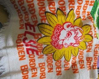 Vintage 1960's terry cloth towels