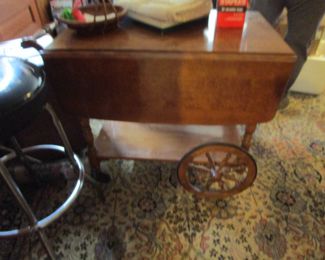 Antique tea cart