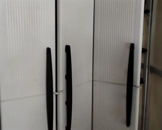 Plastic storage cabinets 