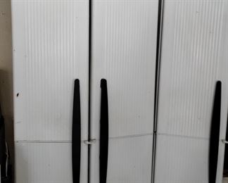 Plastic storage cabinets 