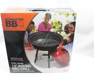 Lot 036   1 Bid(s)
Pitmaster BBQ 14" Round BBQ Grill (#2)