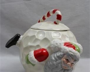 Lot 042   1 Bid(s)
Santa Claus Stuck in a Snowball Cookie Jar