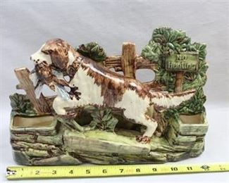 Lot 072   4 Bid(s)
Vintage 50s McCoy Planter Bird Dog No Hunting