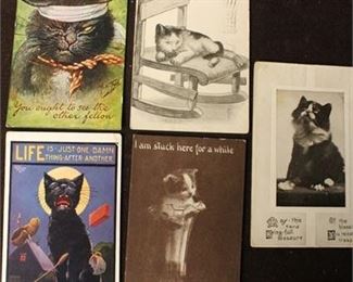 Lot 264   5 Bid(s)
Vintage Postcards-Cats