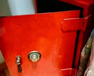 York Safe & Lock - Red Fire Resistant Safe