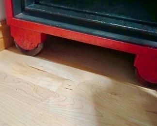 York Safe & Lock - Red Fire Resistant Safe