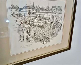 Framed Print of Locks & Beagles by Christopher Paul Bollen