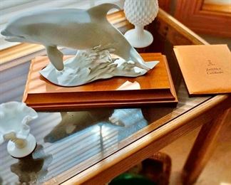 1970's Kaiser Porcelain White Killer Whale