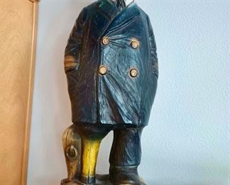 Alfco NY Nautical Peg Leg Captain Statue