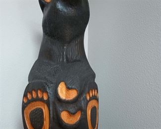 Big Sky Carvers - Jeffery- Jeff Fleming Wood Carved Bear Statue
