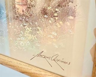 Framed Andres Orpinas Print of Barn & Farm