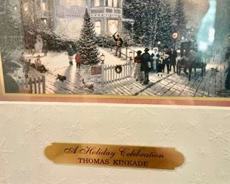 Framed Holiday Celebrations Triple Print by Thomas Kinked