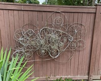 Abstract Metal Outdoor Decoration