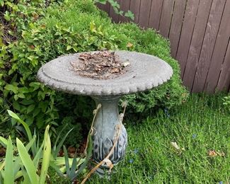Concrete Bird Bath