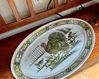 Green Turkey Serving Platter