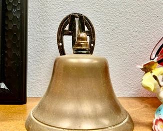 Brass Horseshoe Hanging Bell
