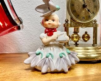 1956 NAPCO Figurine - January Flower Snowdrop Girl