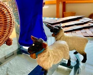 Sheep Figurines - Salt & Pepper Shakers